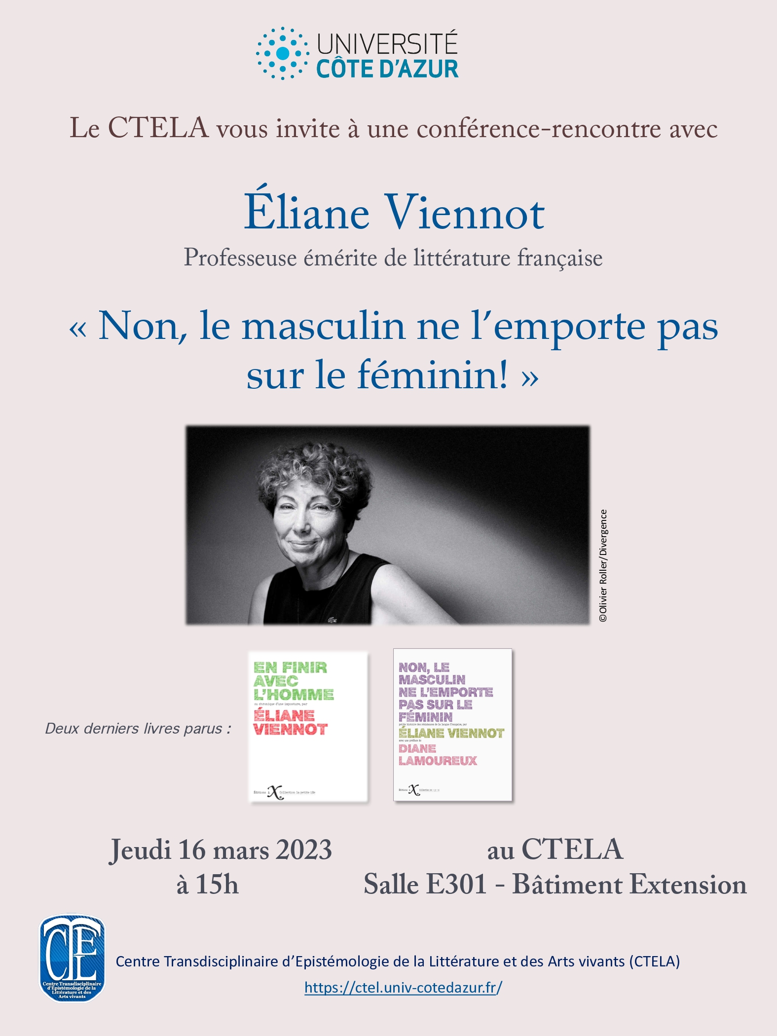 Conférence Eliane Viennot 