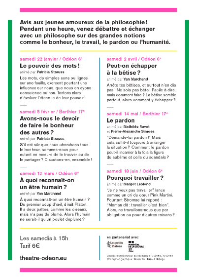 Programme odéon