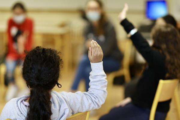 Photo d'atelier au collège Rostand