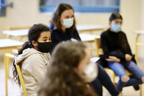 Photo d'atelier au collège Rostand